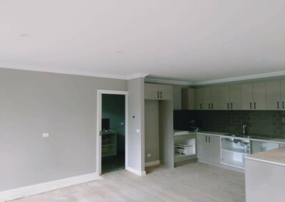 wall in kitchen painted grey